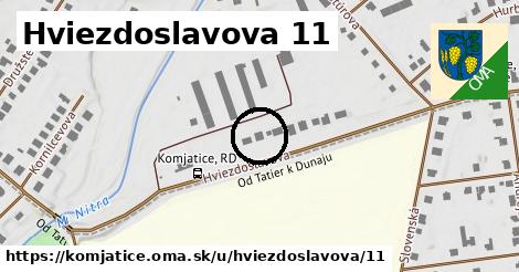 Hviezdoslavova 11, Komjatice
