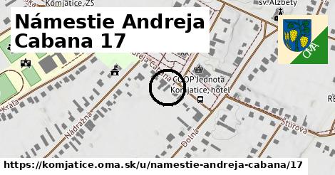 Námestie Andreja Cabana 17, Komjatice