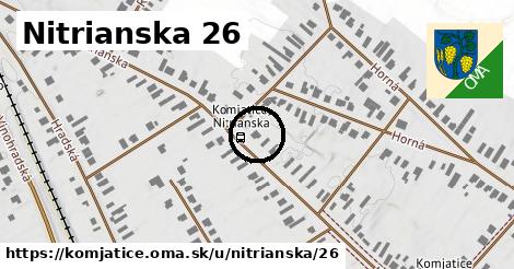 Nitrianska 26, Komjatice