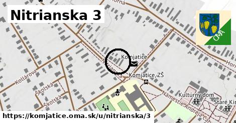 Nitrianska 3, Komjatice