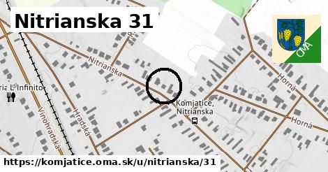 Nitrianska 31, Komjatice