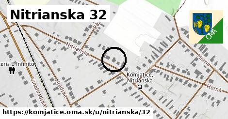 Nitrianska 32, Komjatice