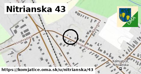 Nitrianska 43, Komjatice