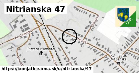 Nitrianska 47, Komjatice