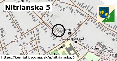 Nitrianska 5, Komjatice