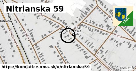 Nitrianska 59, Komjatice