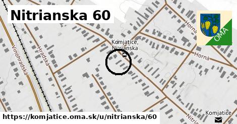 Nitrianska 60, Komjatice