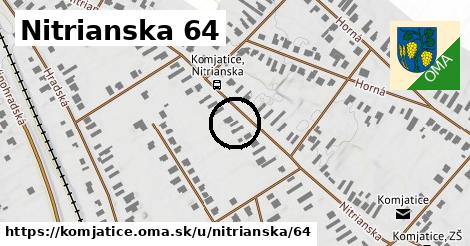 Nitrianska 64, Komjatice