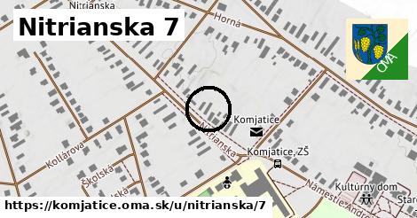 Nitrianska 7, Komjatice