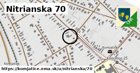 Nitrianska 70, Komjatice