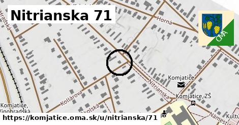 Nitrianska 71, Komjatice