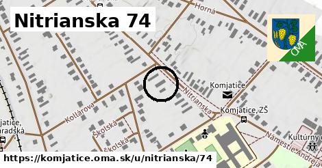 Nitrianska 74, Komjatice