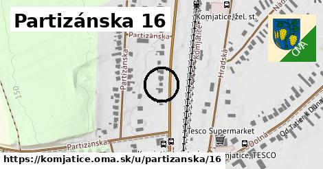 Partizánska 16, Komjatice