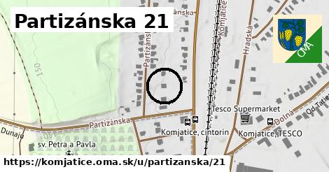 Partizánska 21, Komjatice