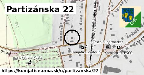 Partizánska 22, Komjatice