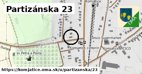 Partizánska 23, Komjatice