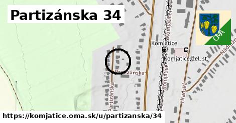 Partizánska 34, Komjatice