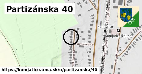 Partizánska 40, Komjatice