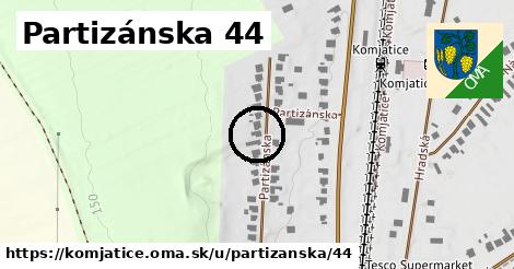 Partizánska 44, Komjatice