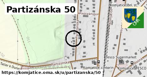 Partizánska 50, Komjatice