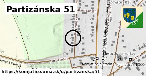 Partizánska 51, Komjatice