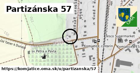 Partizánska 57, Komjatice