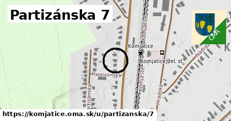 Partizánska 7, Komjatice