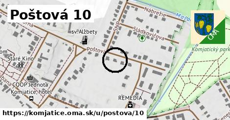 Poštová 10, Komjatice