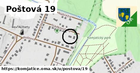 Poštová 19, Komjatice