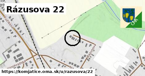 Rázusova 22, Komjatice