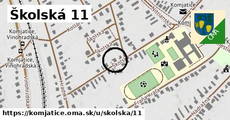 Školská 11, Komjatice