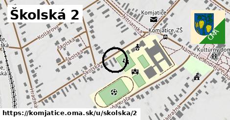 Školská 2, Komjatice