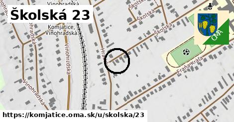 Školská 23, Komjatice