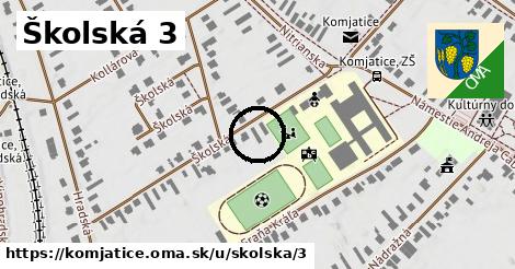 Školská 3, Komjatice