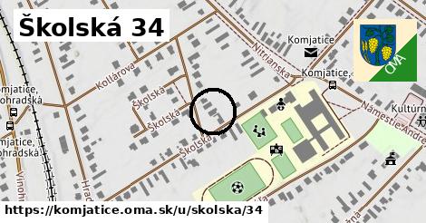 Školská 34, Komjatice