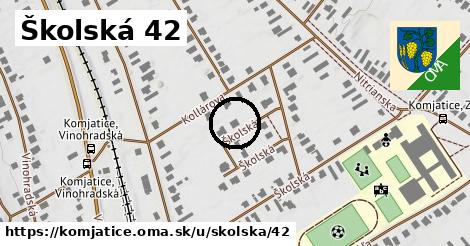 Školská 42, Komjatice