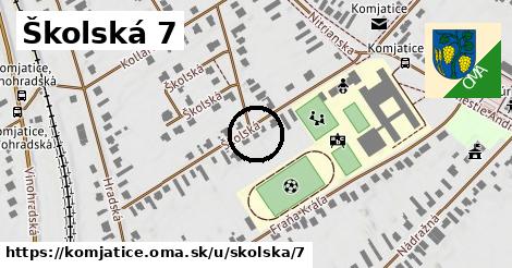 Školská 7, Komjatice