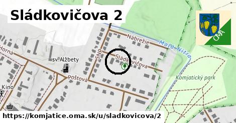 Sládkovičova 2, Komjatice