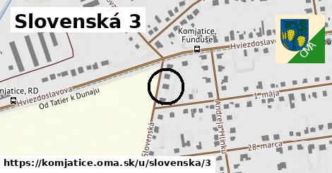 Slovenská 3, Komjatice