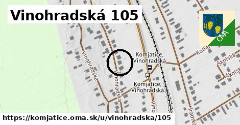 Vinohradská 105, Komjatice