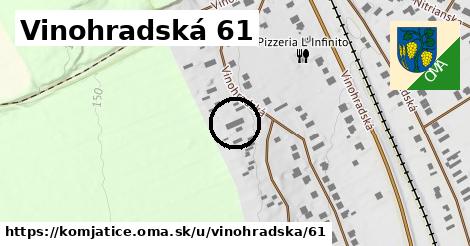 Vinohradská 61, Komjatice