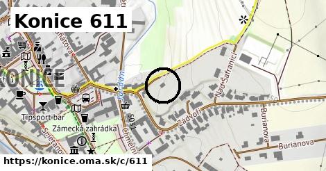 Konice <span class="supisne">611</span>