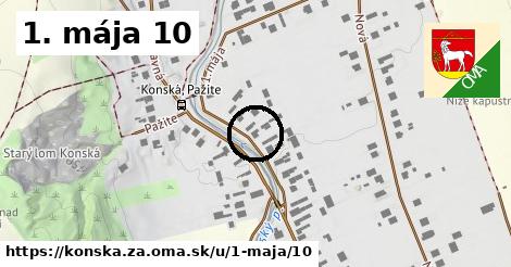 1. mája 10, Konská, okres ZA