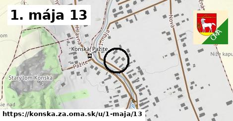 1. mája 13, Konská, okres ZA