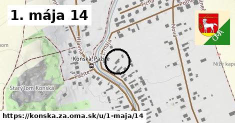 1. mája 14, Konská, okres ZA