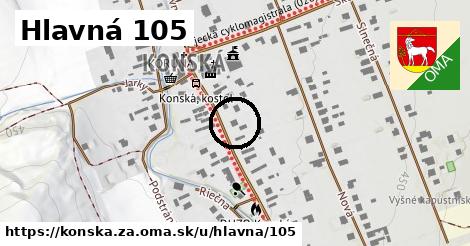 Hlavná 105, Konská, okres ZA