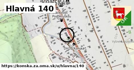 Hlavná 140, Konská, okres ZA