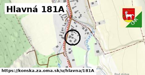 Hlavná 181A, Konská, okres ZA