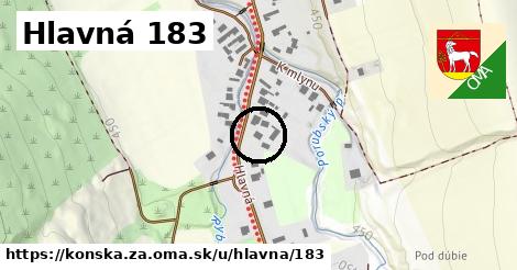 Hlavná 183, Konská, okres ZA