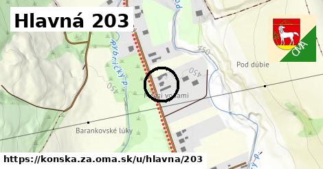 Hlavná 203, Konská, okres ZA